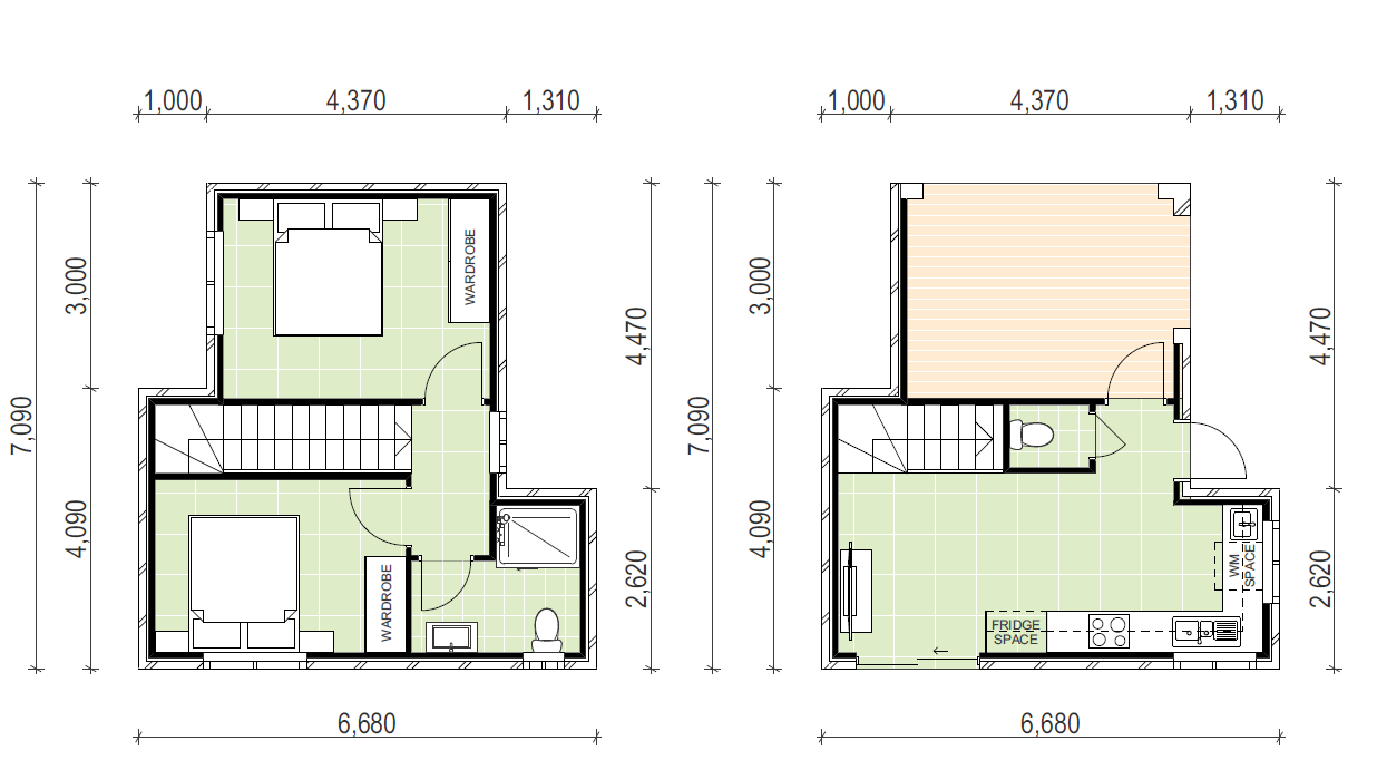 West Pennant Hills granny flat floor plan