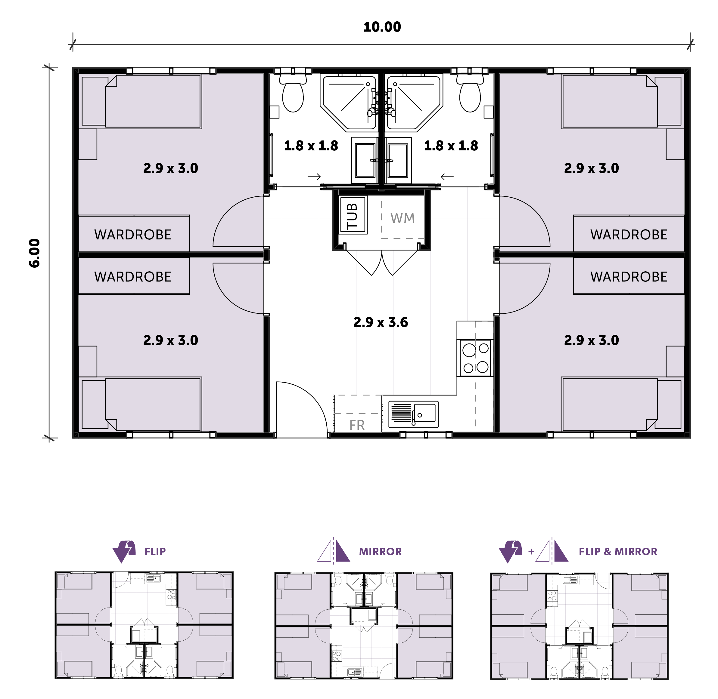 floorplan of Lodge 42