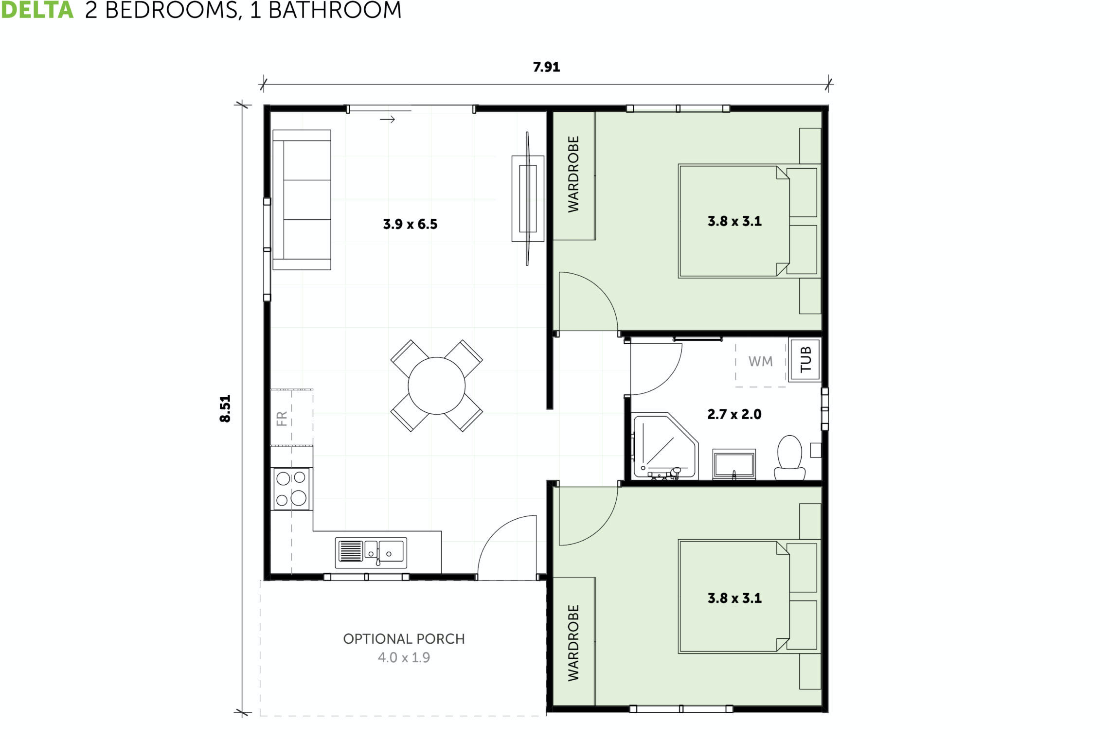 Narrow Granny Flat Floor Plans - Image to u