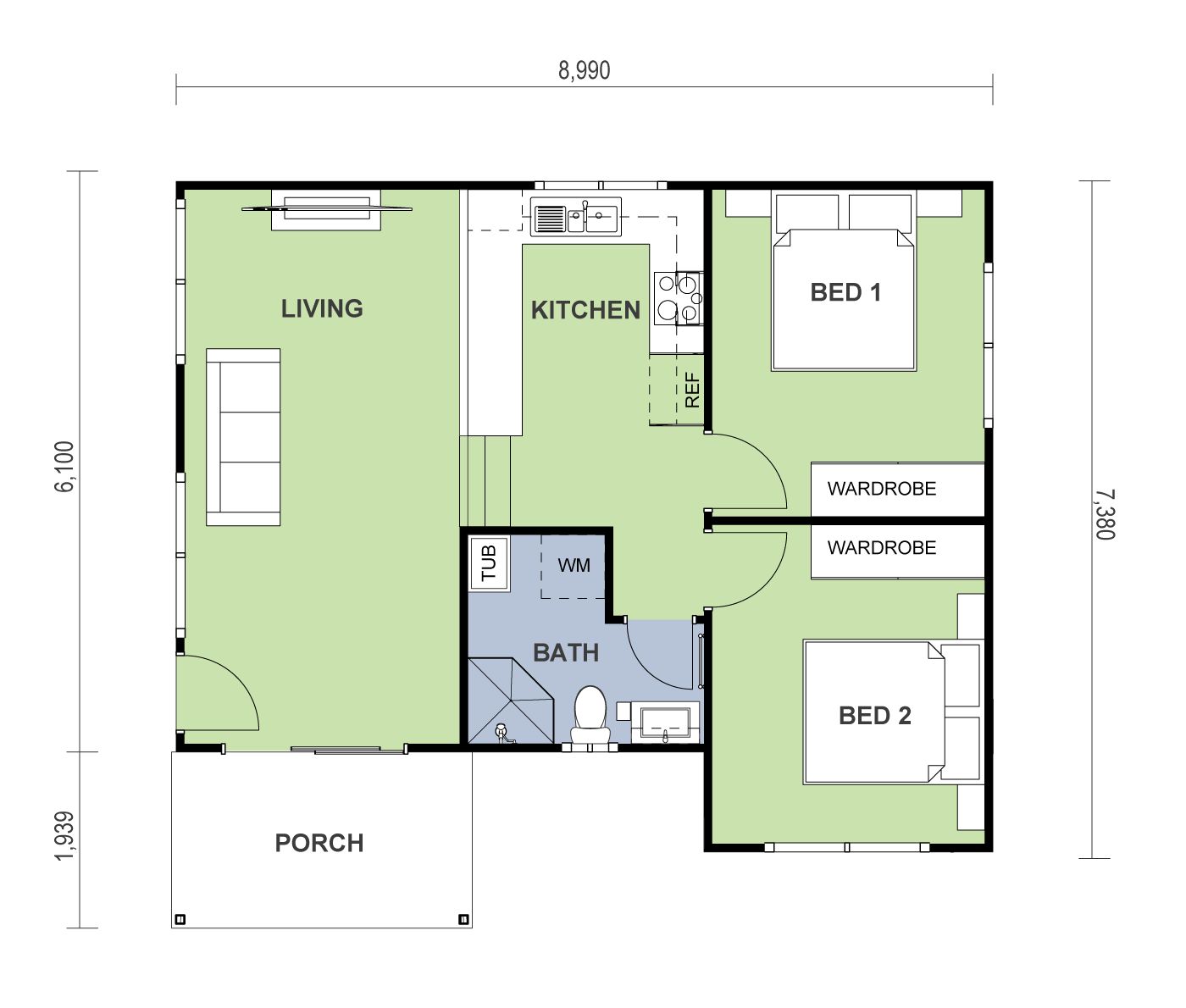 Display home floor plan