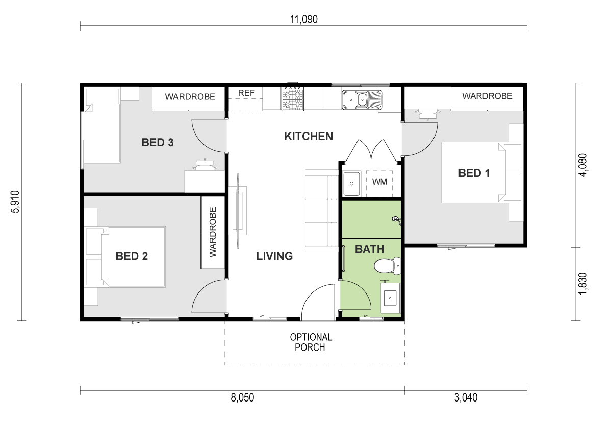 floorplan of Phoenix 31