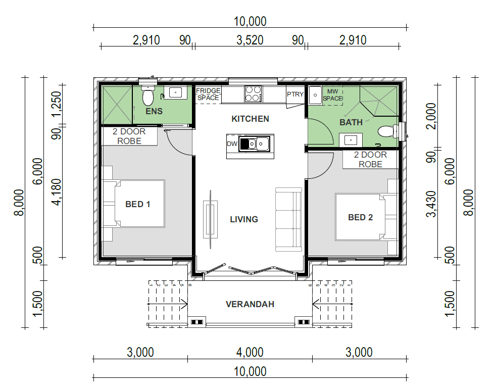 floorplan of Warrawee 21