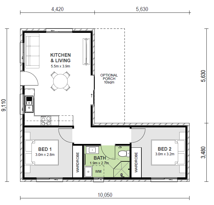 floorplan of Amber
