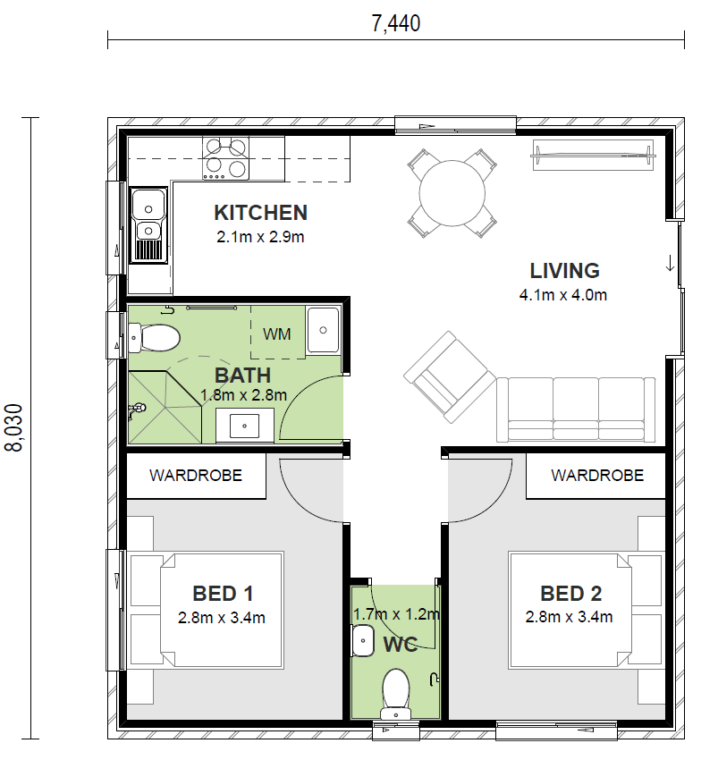 floorplan of Brooklyn
