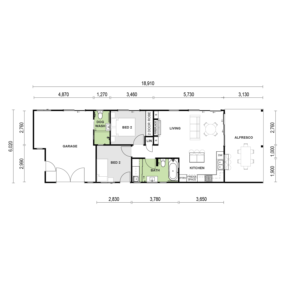 floorplan of Dee Why 21