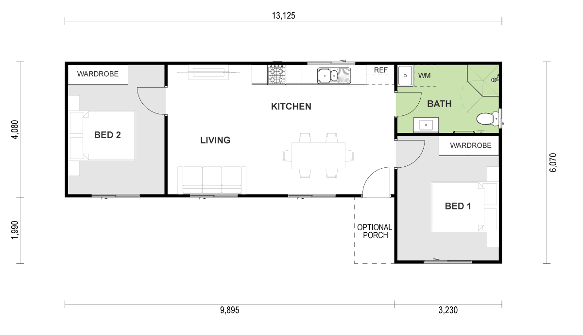 floorplan of Otis 21