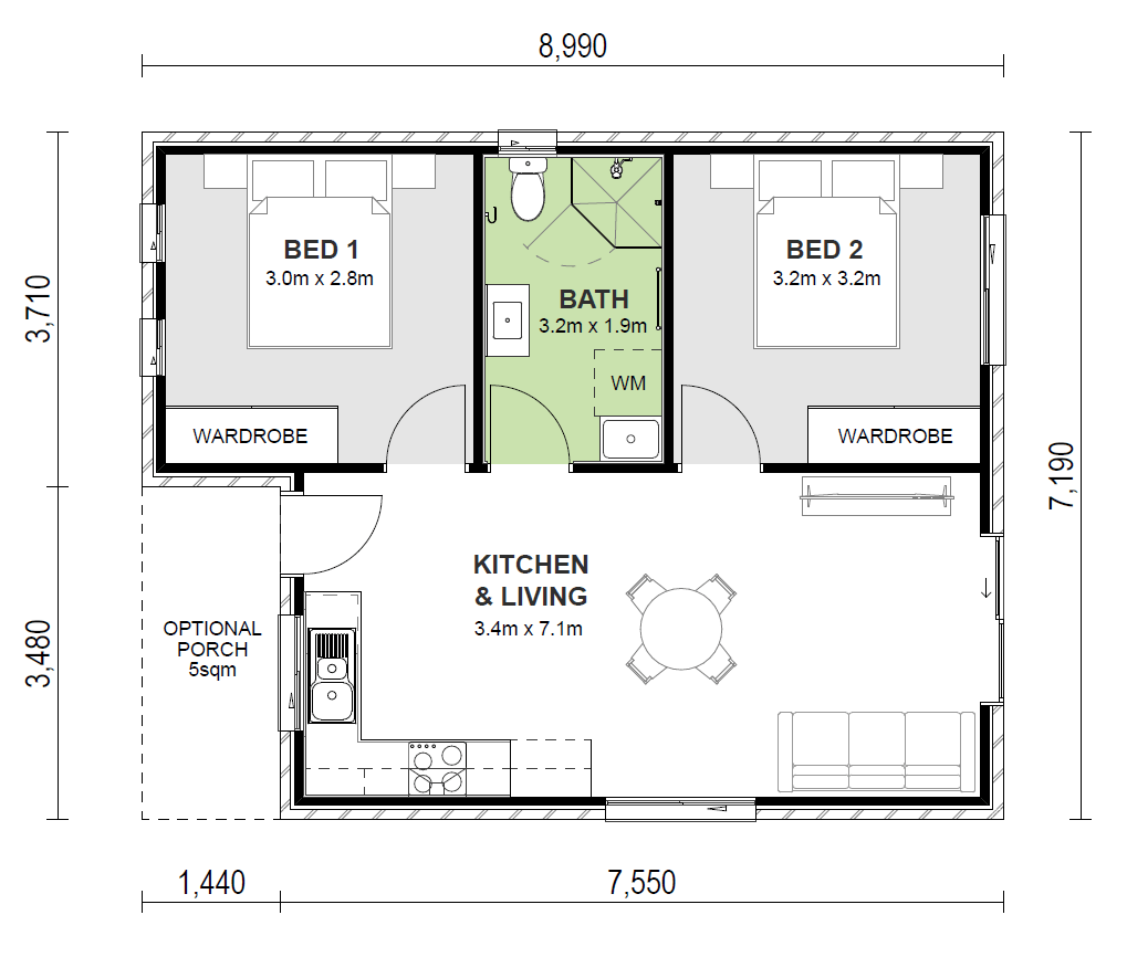 floorplan of Delta