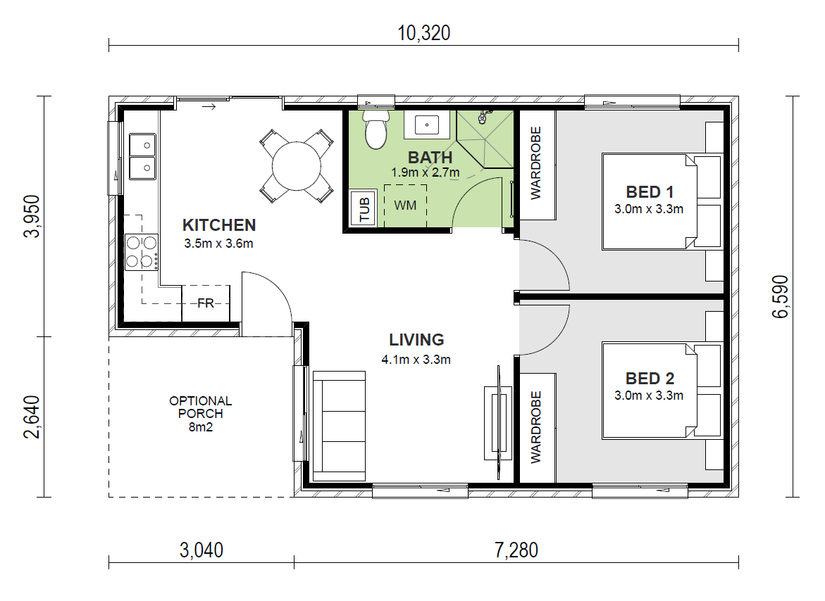 floorplan of Iris