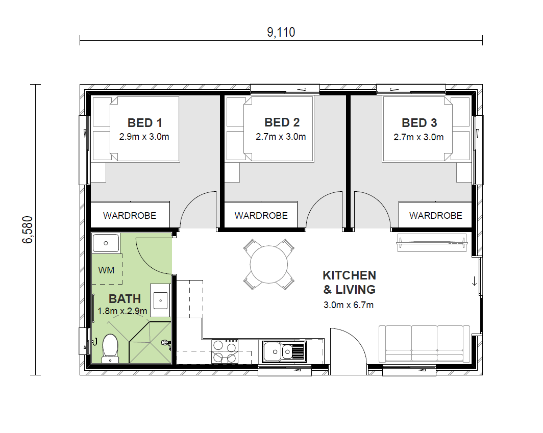 floorplan of Jacaranda