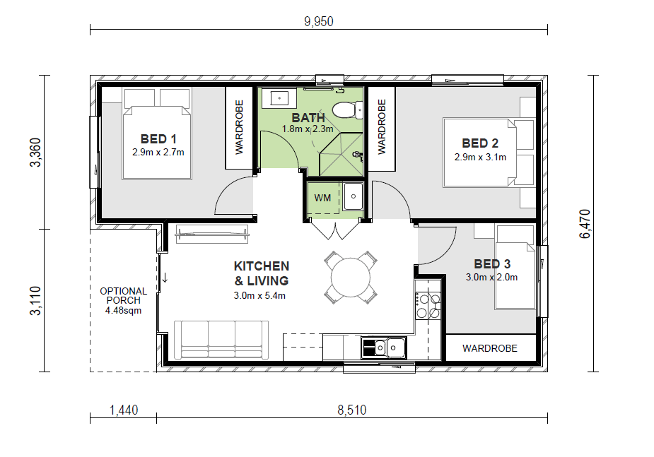 floorplan of Manor