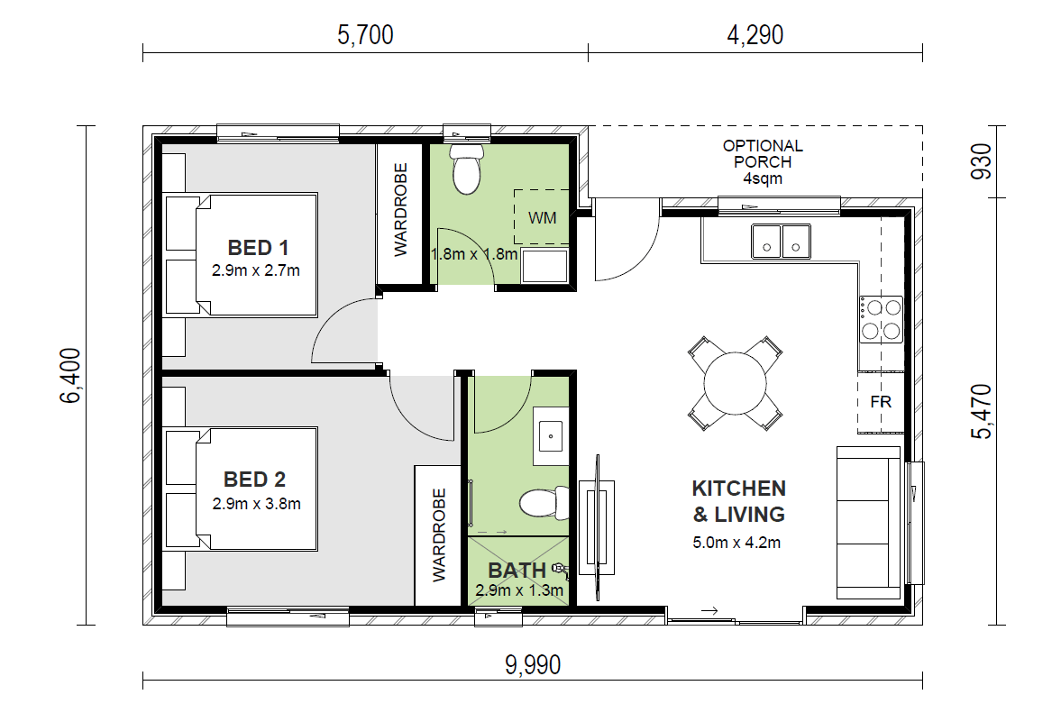 floorplan of Oasis
